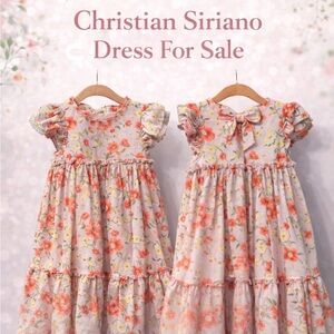 Christian Siriano Pink Floral Kids Dress